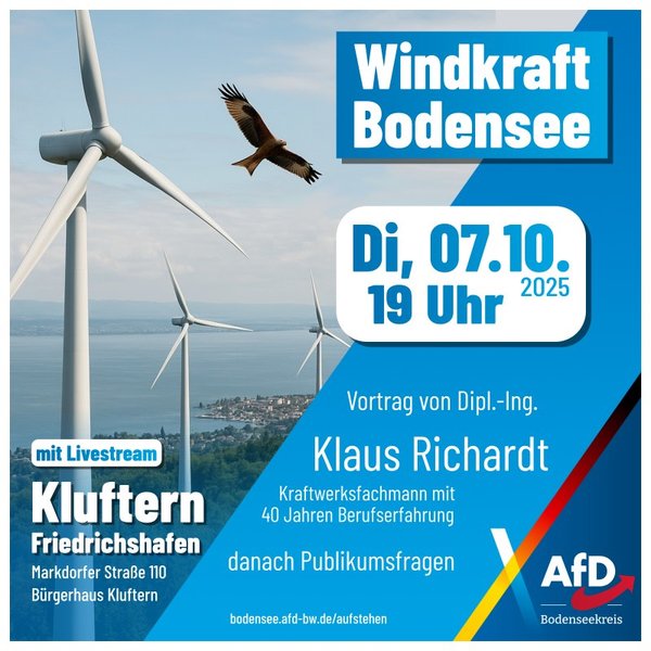 Windkraft Bodensee - Kachel