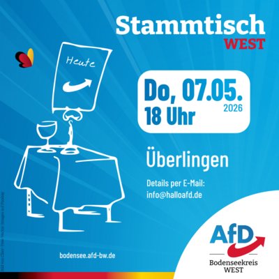 Event-Flyer Stammtisch West