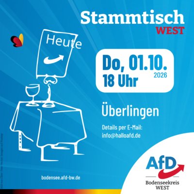 Event-Flyer Stammtisch West